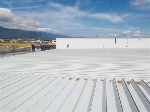 ショッピングセンター屋根塗装