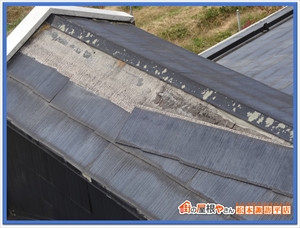 伊那市でスレート屋根のコケ・カビ対策！ガルバリウム重ね葺きで耐久性を向上3