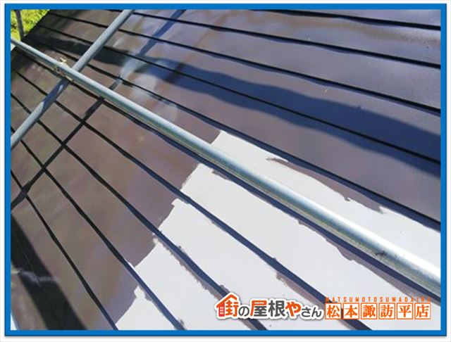 原村別荘屋根塗装