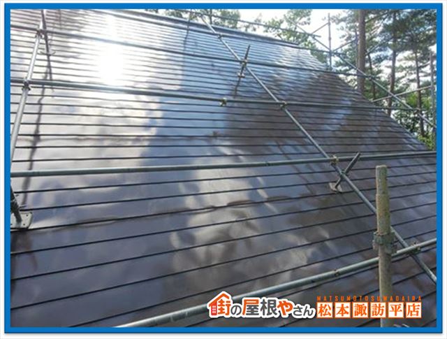 原村別荘屋根塗装