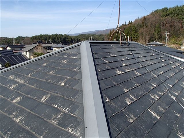 塩尻市ミサワホームスレート屋根調査１