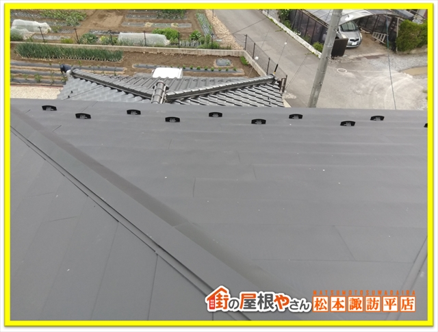 塩尻市屋根葺き替え
