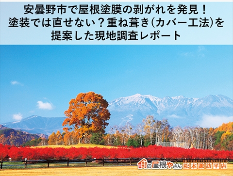 安曇野市屋根現地調査レポート