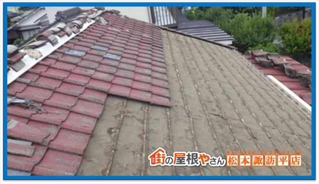 安曇野市瓦葺きなおし