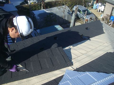 安曇野市穂高屋根葺き替え