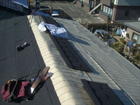 安曇野市穂高屋根葺き替え