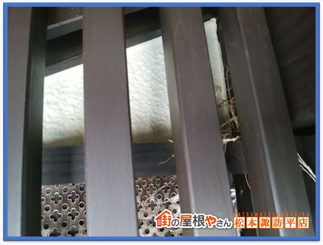 安曇野市鳥よけネット設置