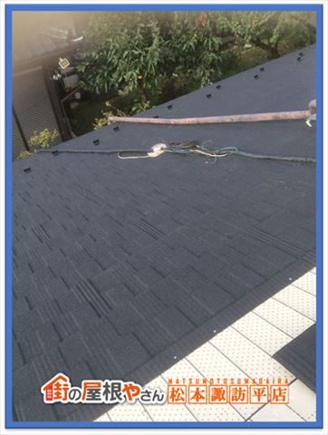 安曇野葺き替え工事本体取り付け