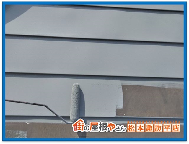 山形村屋根塗装
