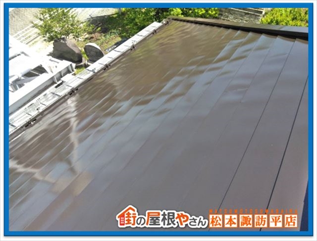 山形村屋根塗装