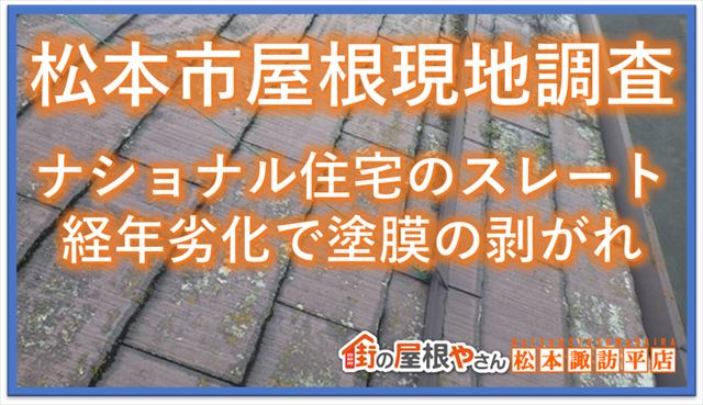 松本市ナショナル住宅現調