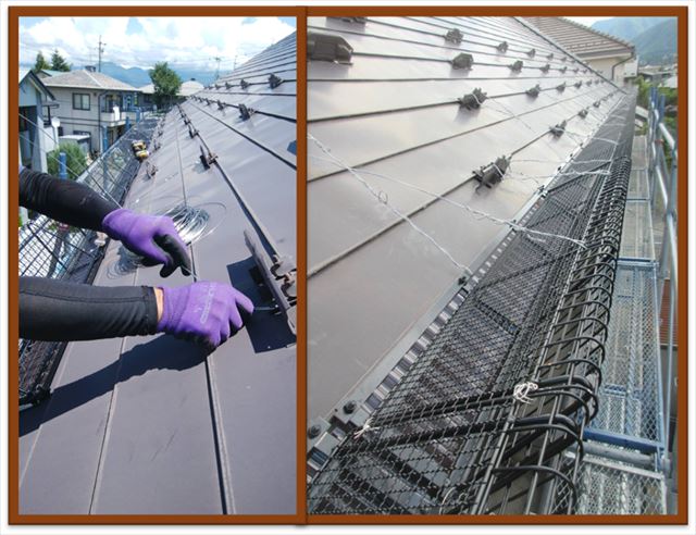 松本雪止め設置