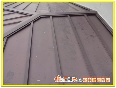 茅野市トタン屋根現地調査