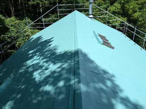 茅野市別荘屋根リフォーム