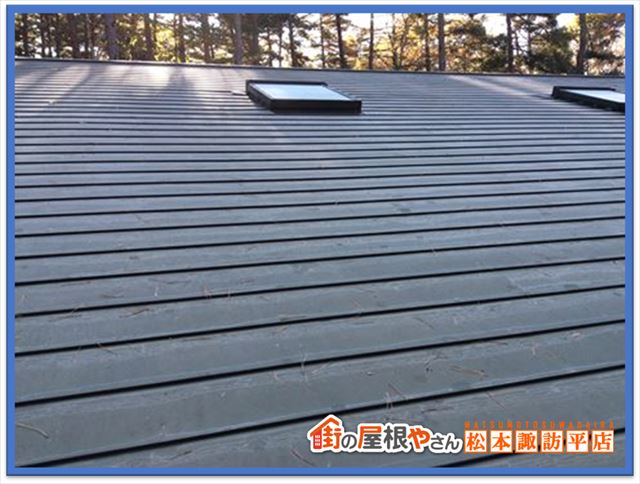 茅野市別荘屋根現地調査