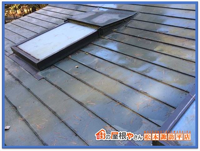 茅野市別荘屋根現地調査