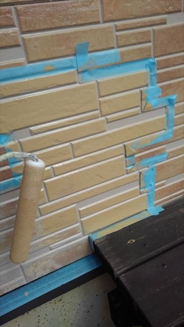 諏訪市で外壁補修塗装｜レンガ調サイディングの「塗りムラ」を職人技で完全再生！6