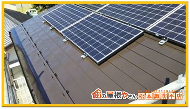 諏訪市屋根塗装