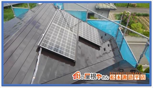 諏訪市屋根塗装