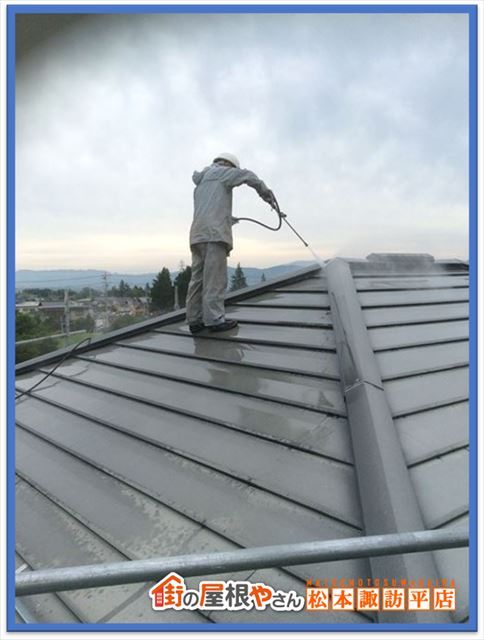 諏訪市屋根外壁塗装