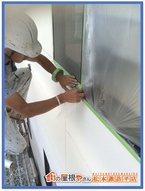 諏訪市屋根外壁塗装
