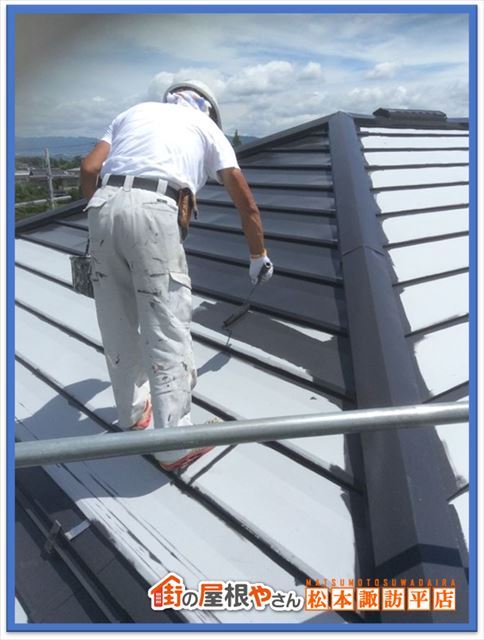 諏訪市屋根外壁塗装