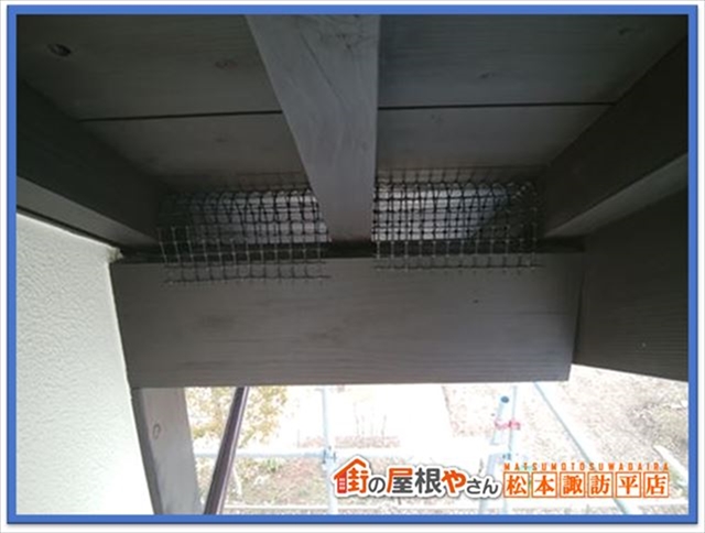 諏訪市防鳥ネット