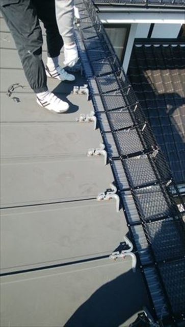 諏訪市雪止め設置工事3