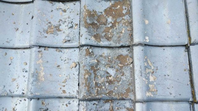 施工前の写真　剥がれ