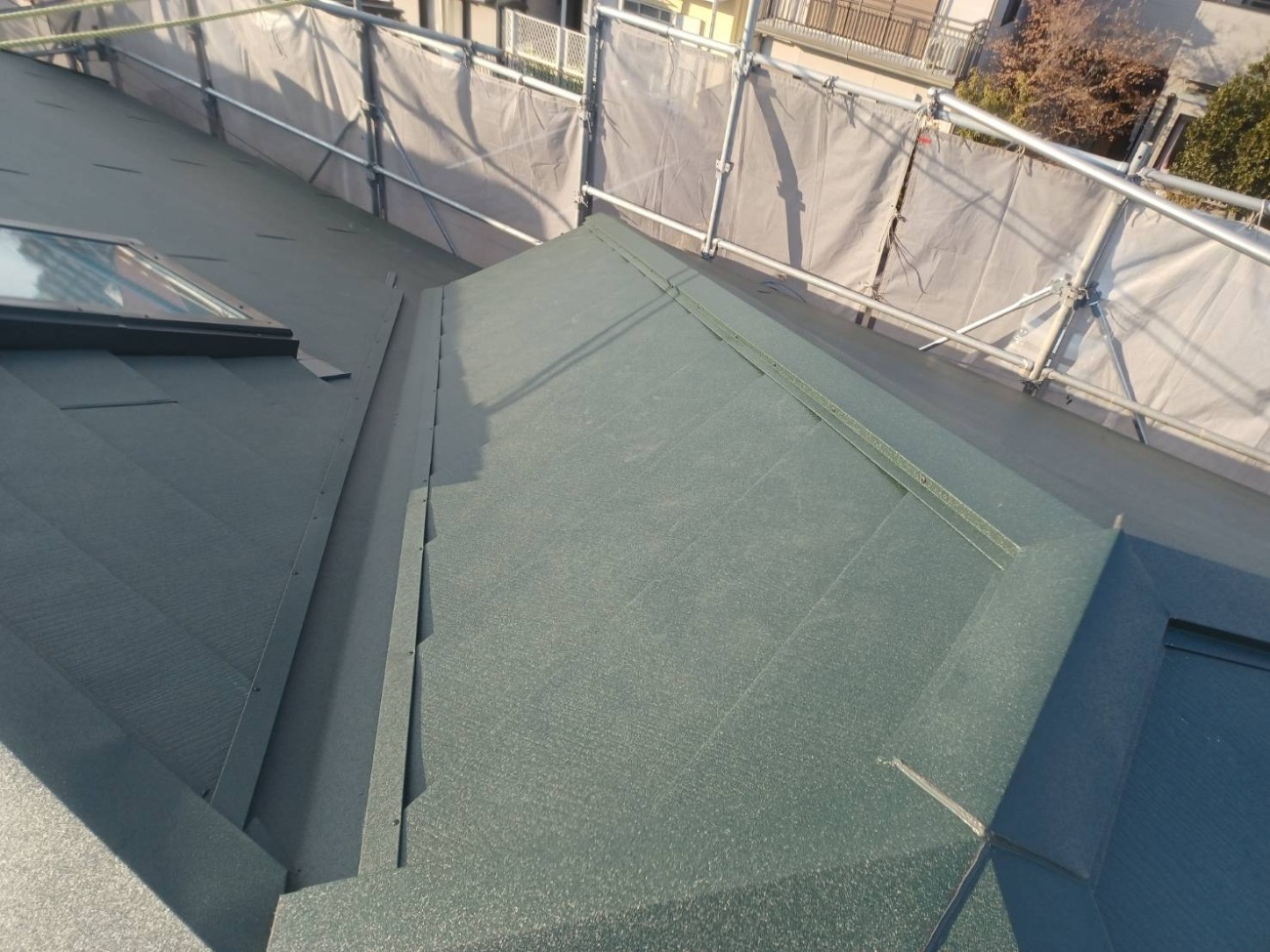 重ね葺き工事完了