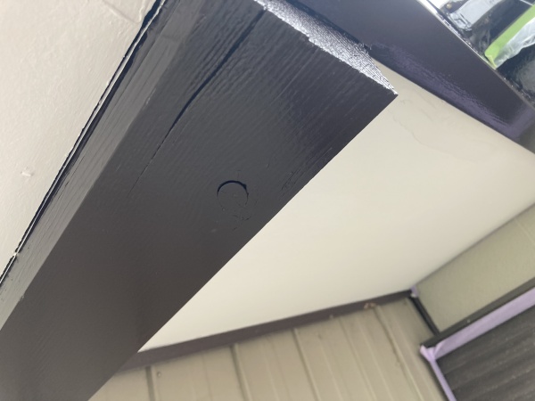 軒天塗装　仕上がり