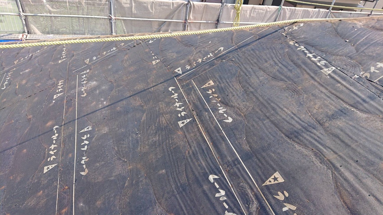 既設屋根材撤去