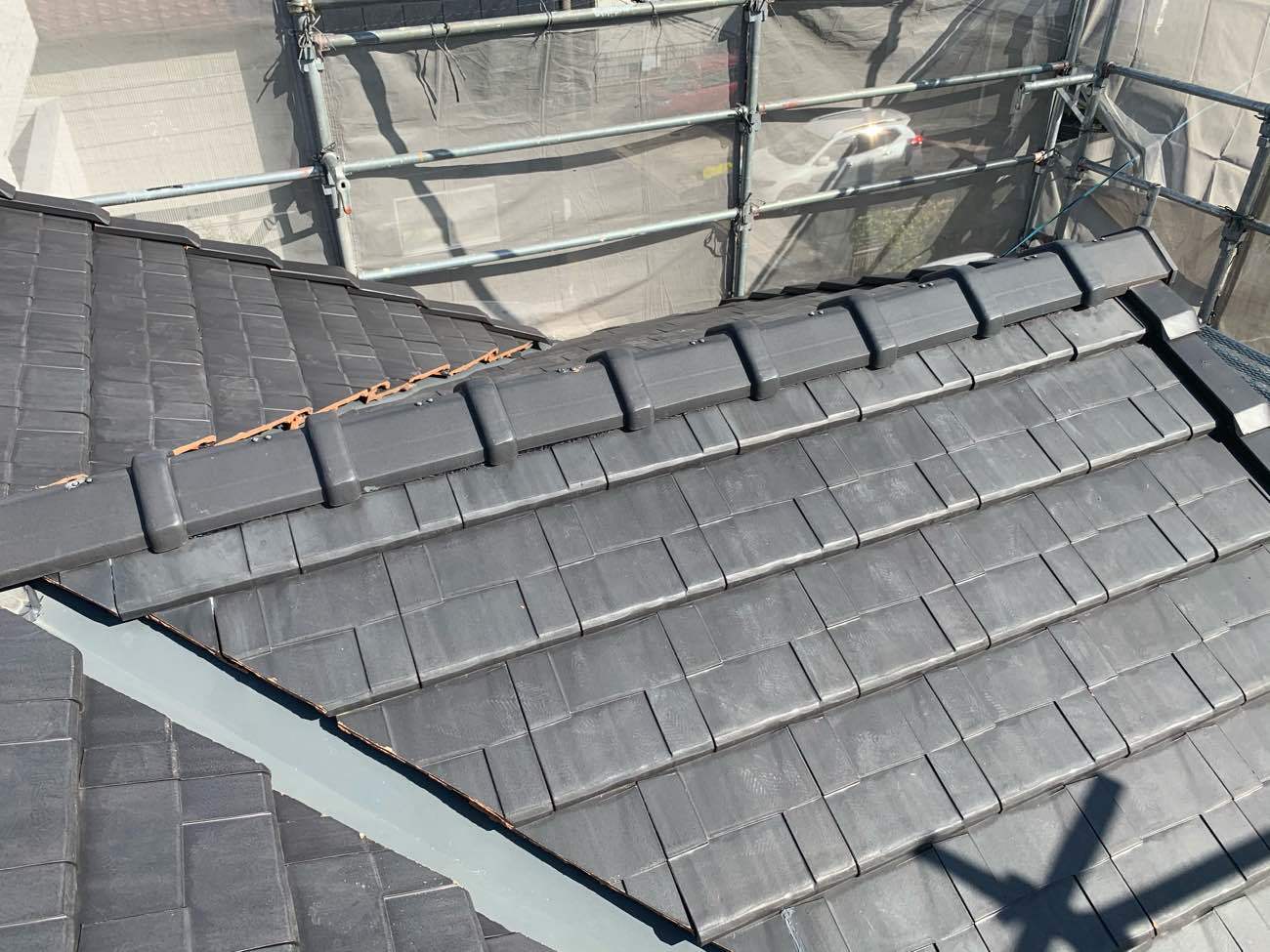 棟替え工事　施工後の状態