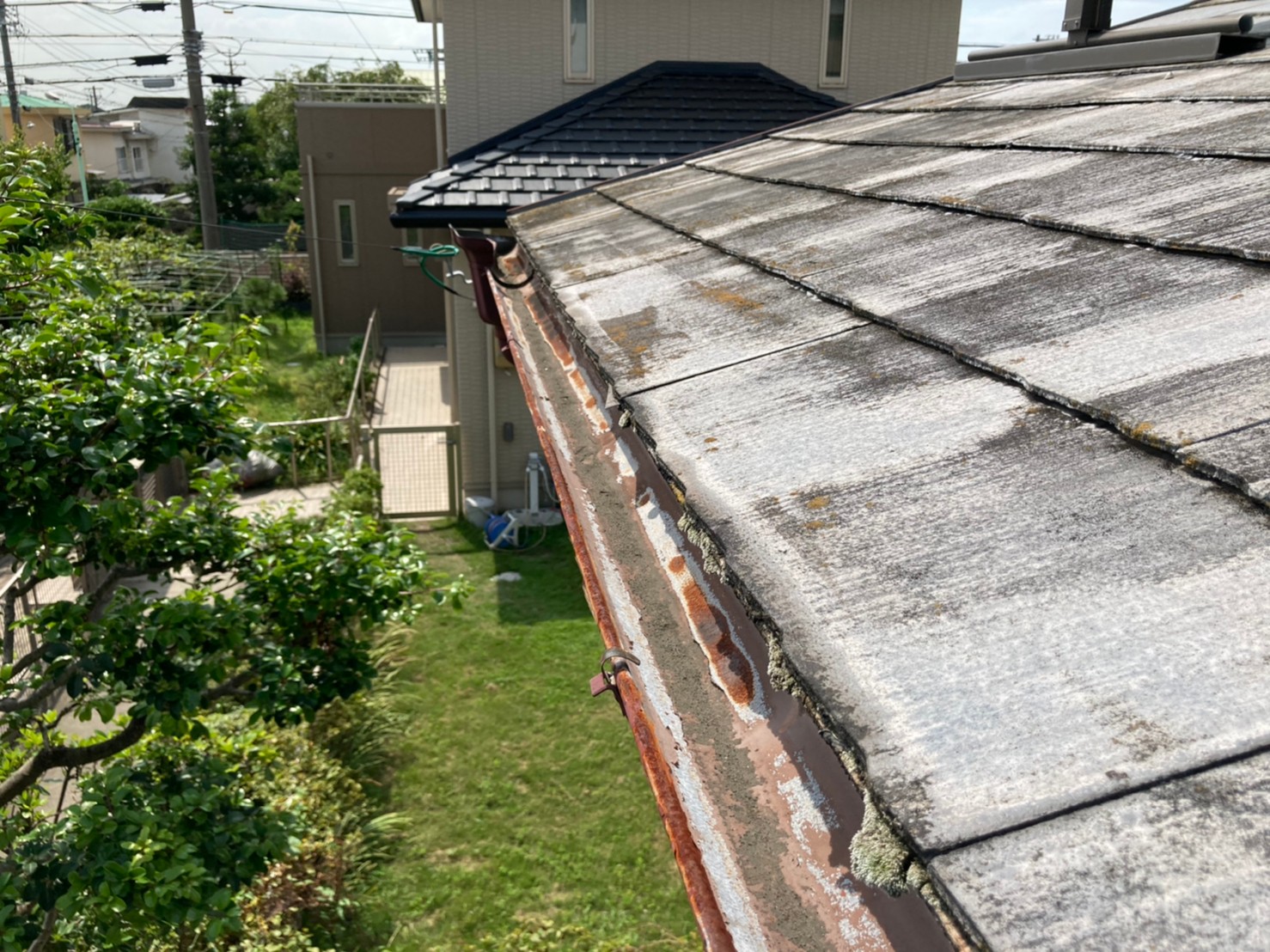スレート屋根点検