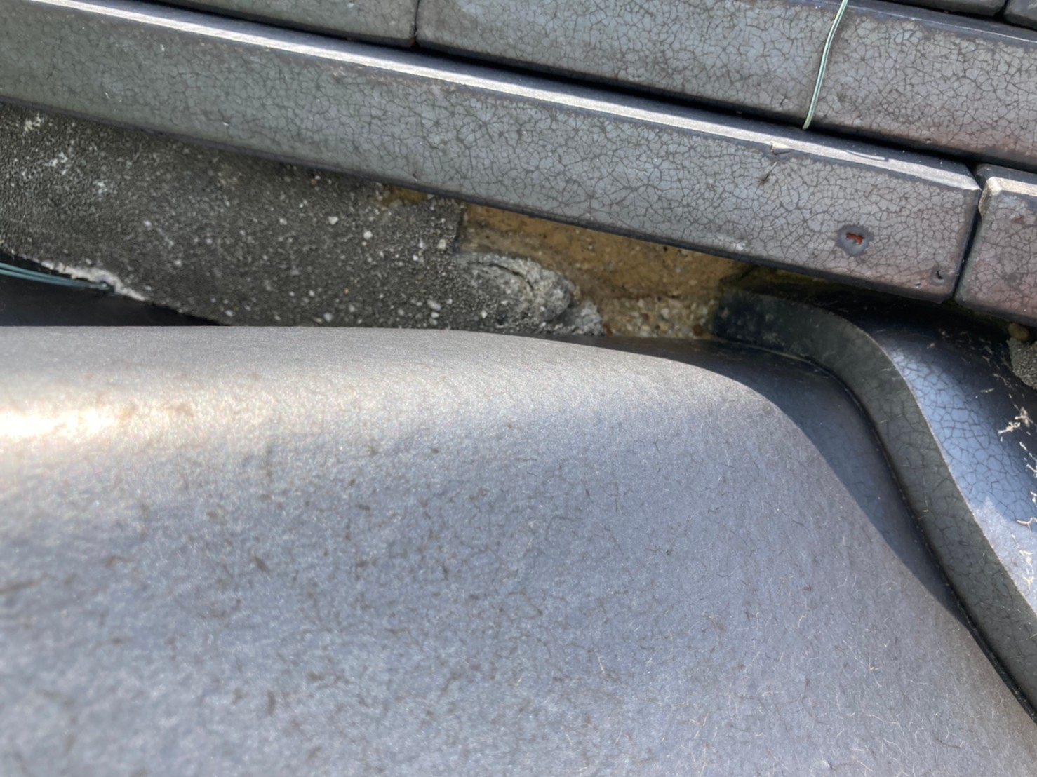 瓦屋根点検　漆喰