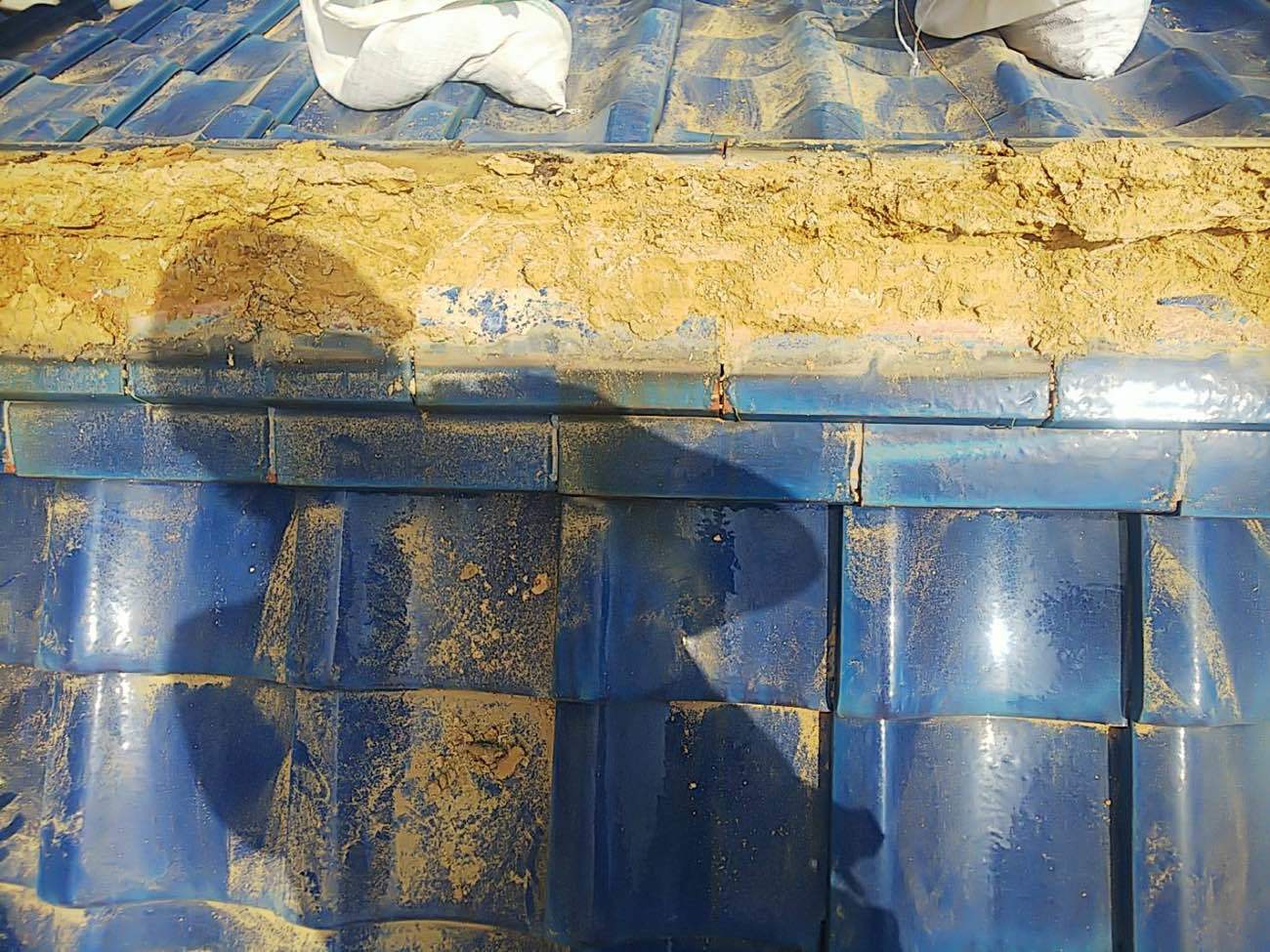 棟瓦取り直し工事