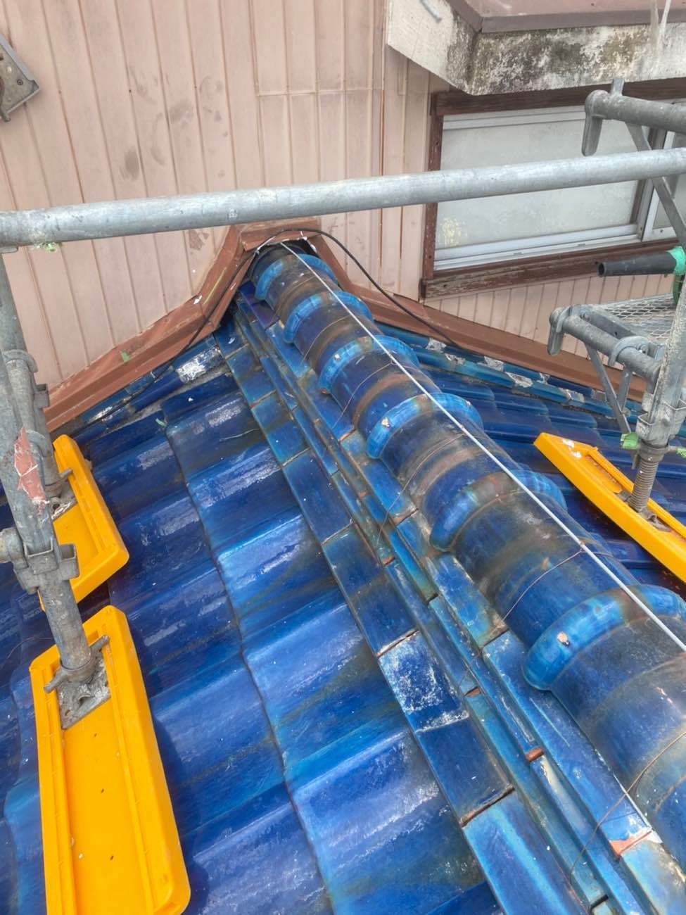 棟瓦取り直し工事