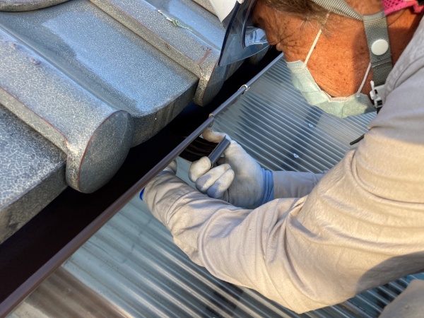 軒樋　ジョイント取付