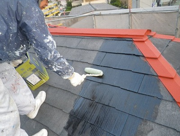 屋根スレート塗装工事