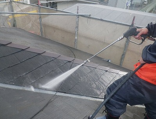 屋根スレート塗装工事