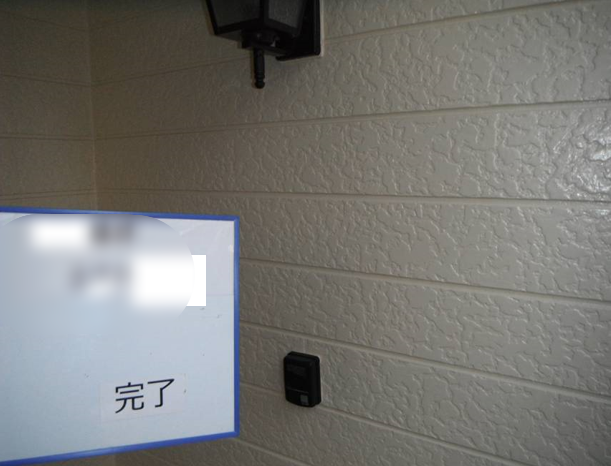 外壁塗装工事完了