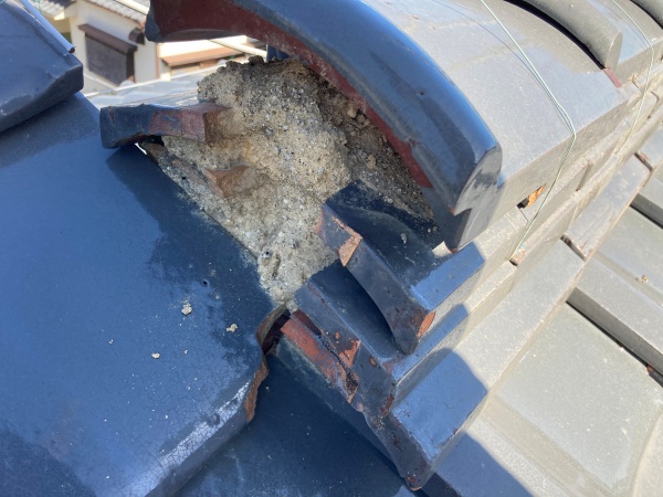 名古屋市北区　棟の取り直し　雨漏り