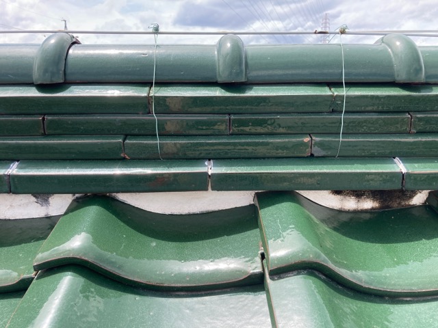 棟の漆喰や歪みの確認