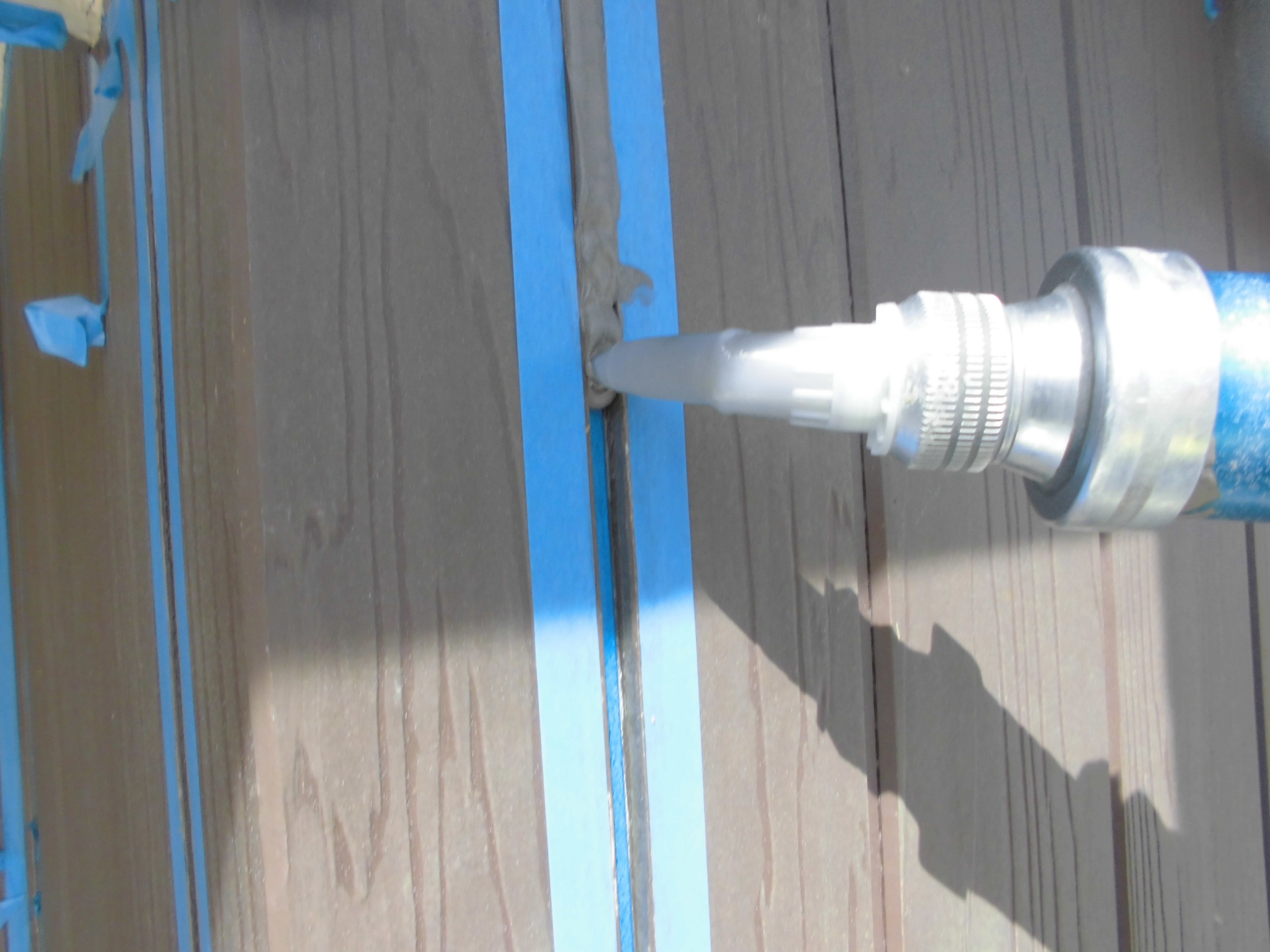 目地シーリング充填状況