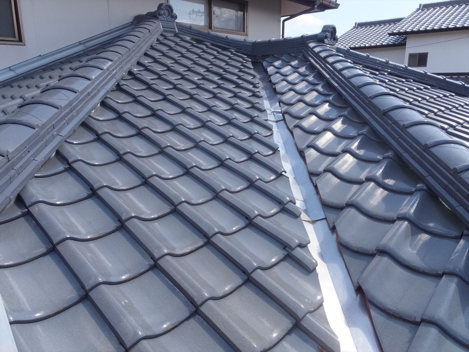 屋根の点検　下屋根