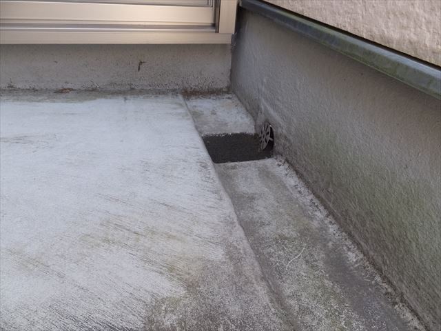 FRP防水の現地調査