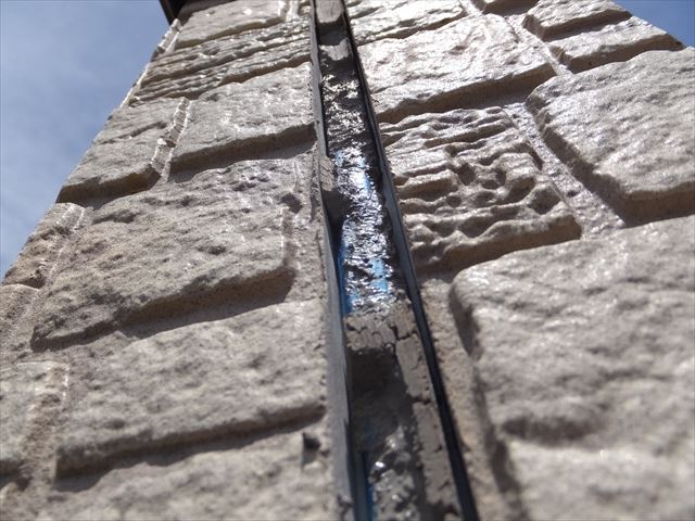 アクセント外壁の退色劣化