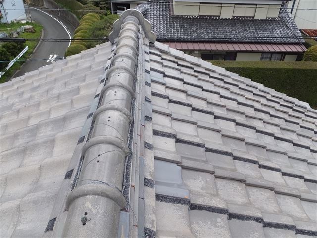 棟の点検　屋根調査は街屋根へ