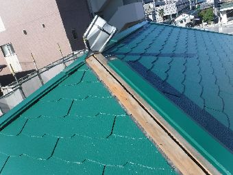 棟板金取替え