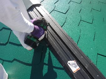 屋根板金取替え